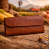 Chestnut Leather Ladies Purse