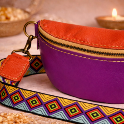 Alternative view of Colourful Leather Moonbag